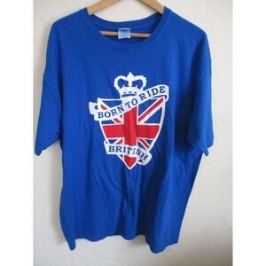 Born To Ride British T Shirt Size XL